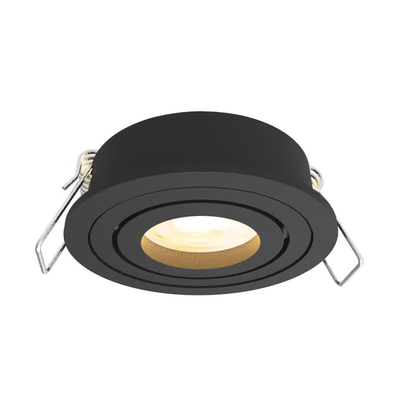 Mini LED Spot GU10 – Zaagmaat 58 mm | Zwart | Delos - Outledtl.nl
